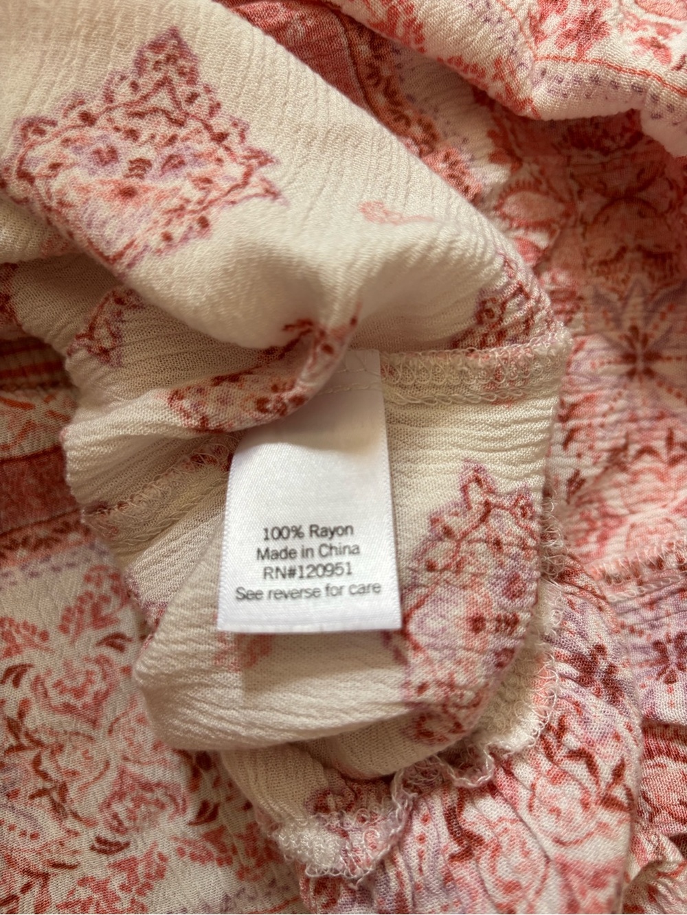 SO® Smocked Tiered Maxi Dress Juniors size M - Picture 7 of 7